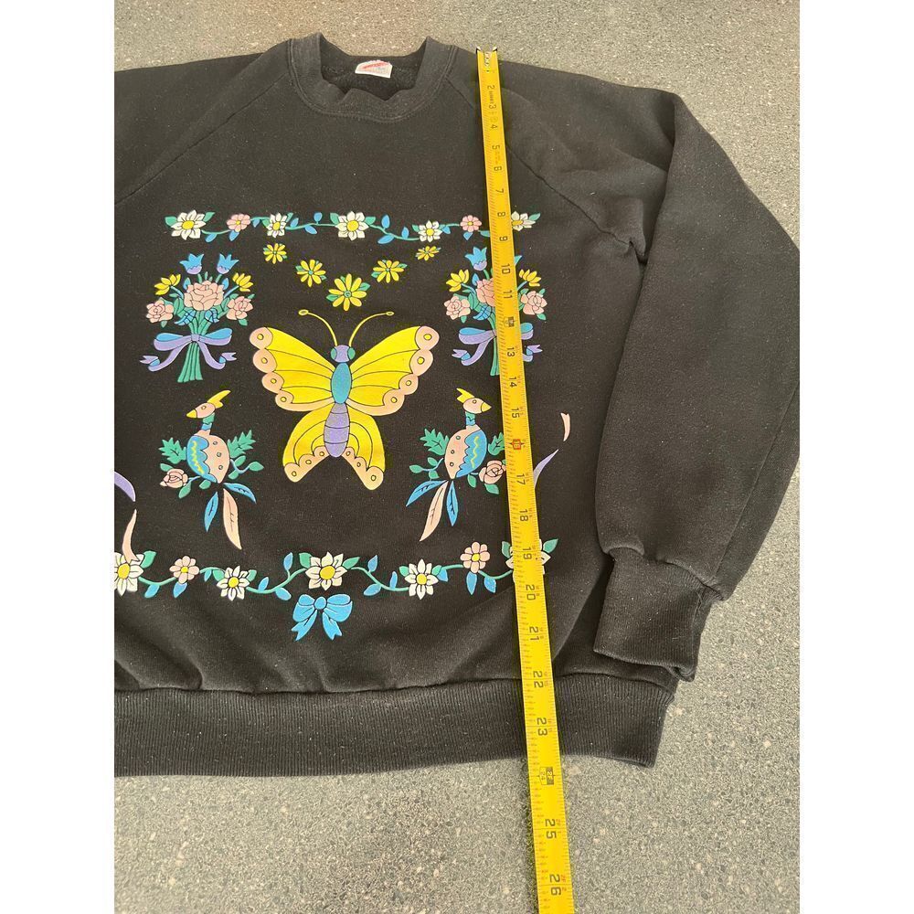 JERZEES butterfly peacock sweatshirt Made in USA - Picture 7 of 7